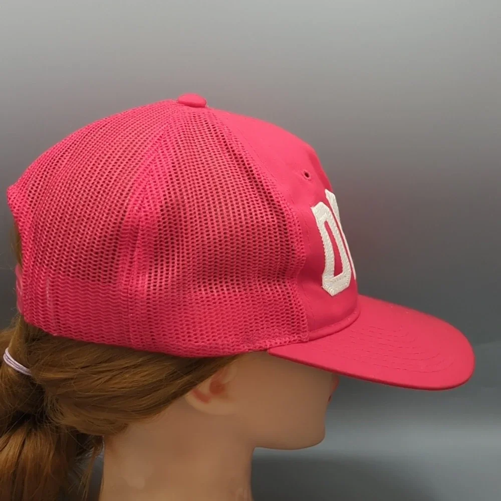Vintage OPRF Huskie Booster Club Hat Cap Red Snapback Twin City OSFA Mesh Back